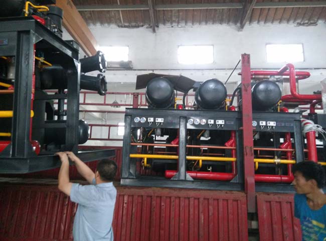 安徽巢湖萊富康3并聯(lián)冷庫制冷機